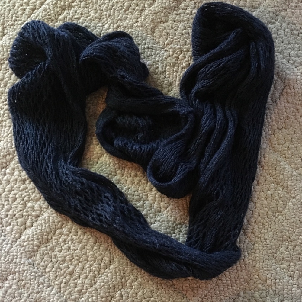 Navy Blue Infinity Scarf